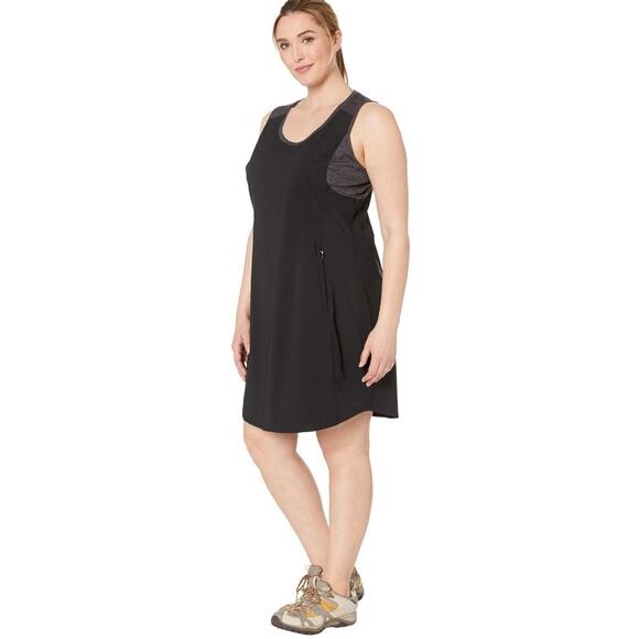 Columbia Bryce Peak Dress Size Large  Black Grey Sleeveless Outdoor - Picture 1 of 11